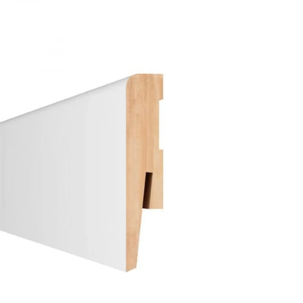 Plinthe MDF à peindre Arbiton PAINT IT – blanc MP0801 – H. 8 x L. 242 x ép. 15 mm