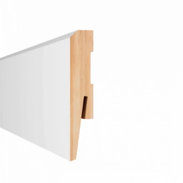 Plinthe MDF à peindre Arbiton PAINT IT – blanc MP1001 – H. 10 x L. 242 x ép. 15 mm