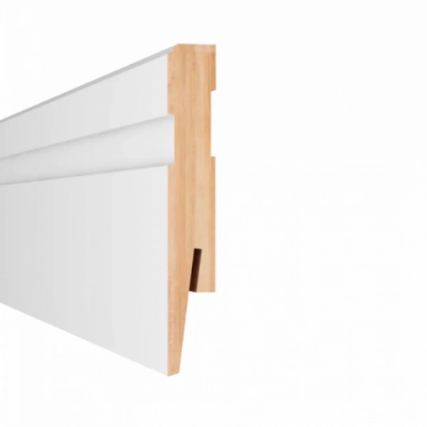 Plinthe MDF à peindre Arbiton PAINT IT – blanc MP1002 – H. 10 x L. 242 x ép. 15 mm