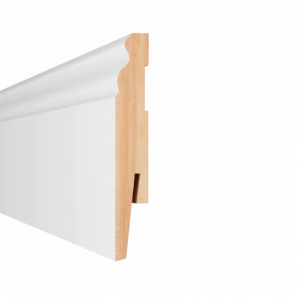 Plinthe MDF à peindre Arbiton PAINT IT – blanc MP1003 – H. 10 x L. 242 x ép. 15 mm