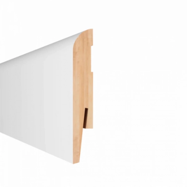 Plinthe MDF à peindre Arbiton PAINT IT – blanc MP1004 – H. 10 x L. 242 x ép. 15 mm