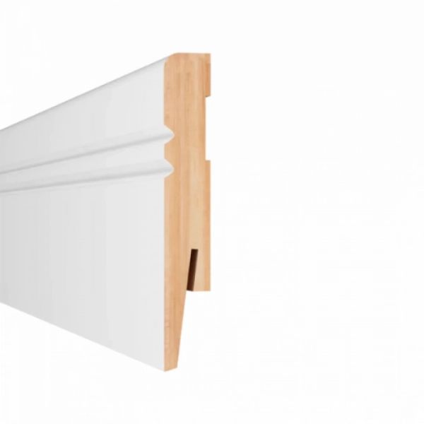 Plinthe MDF à peindre Arbiton PAINT IT – blanc MP1005 – H. 10 x L. 242 x ép. 15 mm