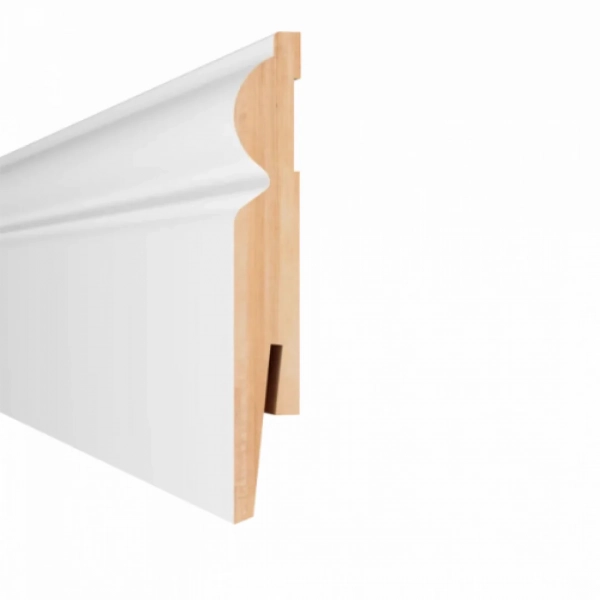 Plinthe MDF à peindre Arbiton PAINT IT – blanc MP1101 – H. 11 x L. 242 x ép. 15 mm