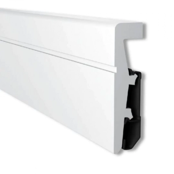 Plinthe moulurée Arbiton VEGA – blanc P0811 – H. 8 x L. 240 x ép. 20 mm