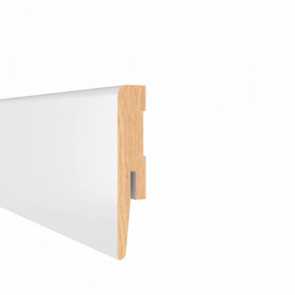 Plinthe MDF à peindre Arbiton PAINT IT – blanc MP0602 – H. 6 x L. 242 x ép. 15 mm