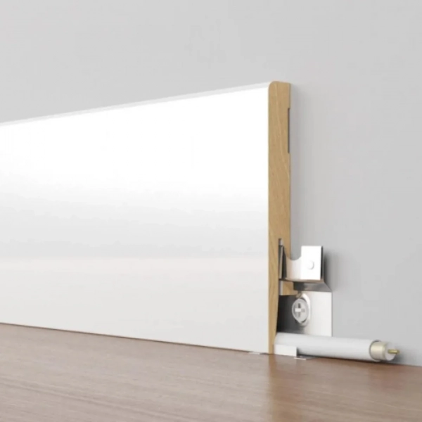 Plinthe MDF blanche Arbiton DIAMOND – GP1001 – H. 10 x L. 242 x ép. 15 mm