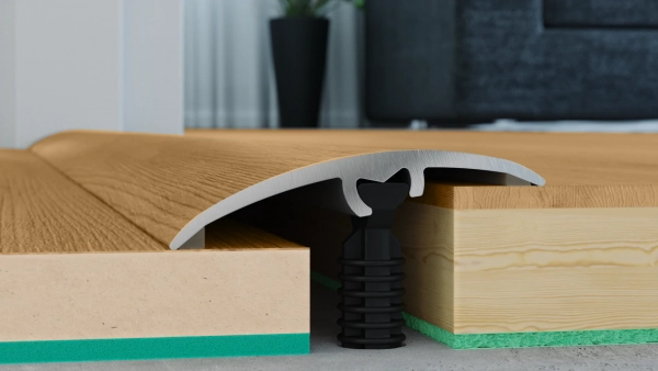 Barre de seuil de rattrapage de niveau et de dilatation large Arbiton CS37 – décor Chêne Antique (CS47), 93 cm x 37 mm