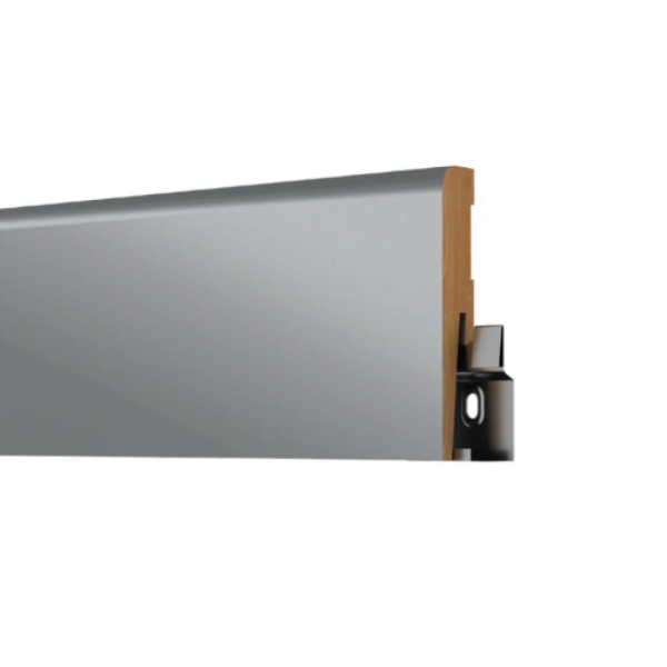 Plinthe MDF à peindre Arbiton CAVARE – Canvas Grey ML0801 – H. 8 x L. 242 x ép. 16 mm