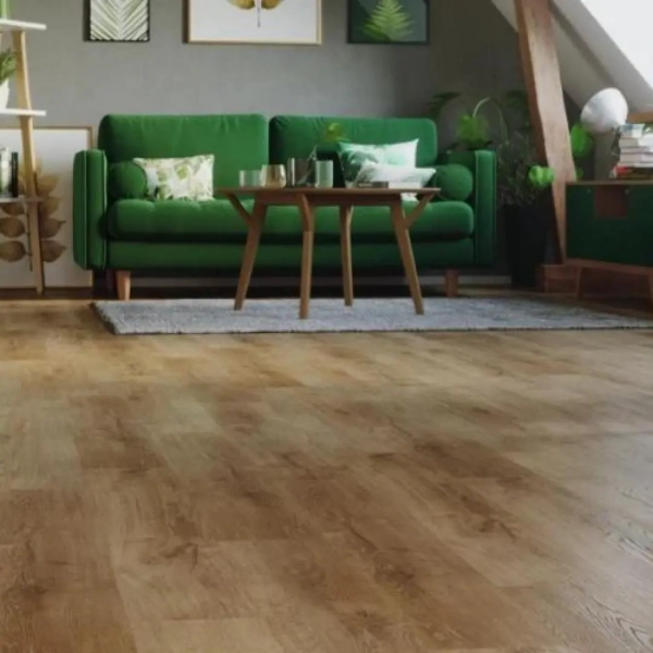 Lame PVC clipsable décor chêne naturel Afirmax BiClick - 18 x 122 cm - Chêne Cornwall