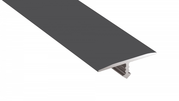 Barre de seuil adhésive Arbiton CS22 – anthracite (CS52), 186 cm x 22 mm