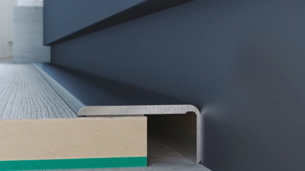 Profilé de finition adhésif Arbiton CS25 – anthracite (CS52), 120 cm x 25 mm