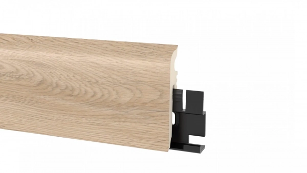 Plinthe PVC flexible décor bois Arbiton VIGO 60 – Chêne Monument 158 – H. 6 x L. 220 x ép. 15 mm