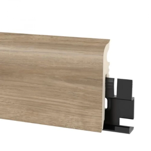 Plinthe PVC flexible décor bois Arbiton VIGO 60 – Chêne Newport 159 – H. 6 x L. 220 x ép. 15 mm