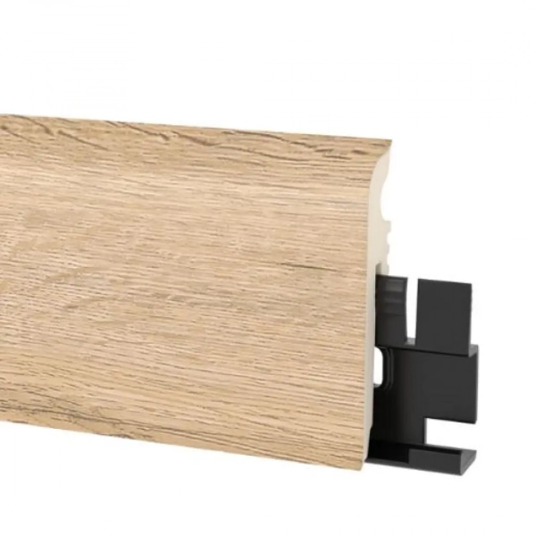 Plinthe PVC flexible décor bois Arbiton VIGO 60 – Chêne Rossport 163 – H. 6 x L. 220 x ép. 15 mm