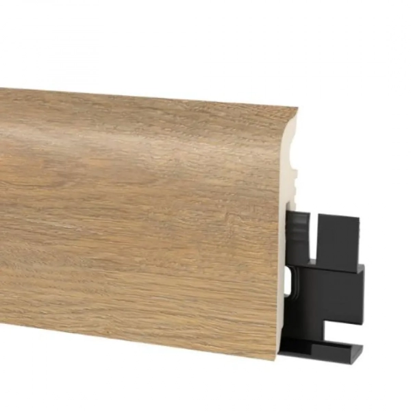 Plinthe PVC flexible décor bois Arbiton VIGO 60 – Chêne Sierra 154 – H. 6 x L. 220 x ép. 15 mm