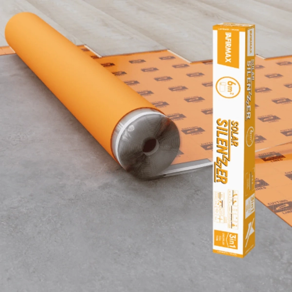 Sous-couche chauffage au sol Afirmax Silenzer Solar pour sol stratifié 1.5mm – 6m²