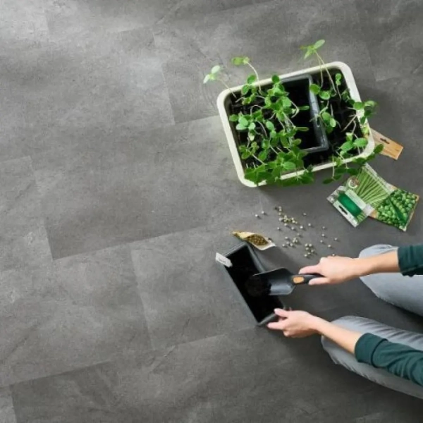 Dalle PVC clipsable effet pierre Afirmax BiClick Stone - Kassel - 61 x 30,5 cm