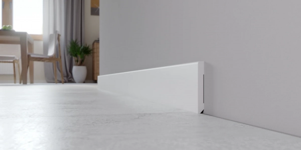 Plinthe flexible blanche Arbiton STIQ – S810 – H. 8 x L. 220 x ép. 10 mm