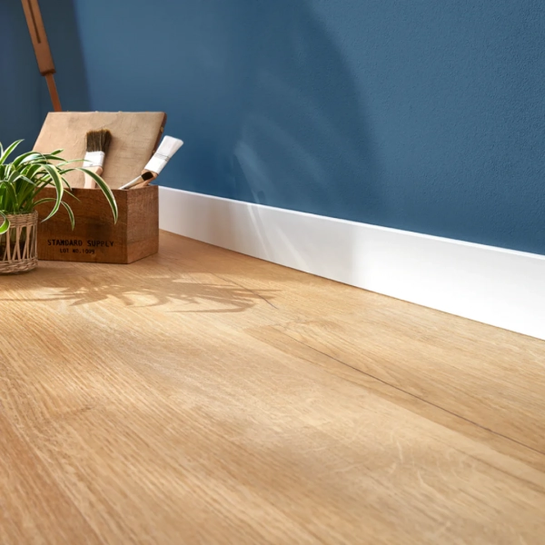 Plinthe polymère Arbiton TORE Monocolor – blanc 1 – H. 8 x L. 220 x ép. 14 mm