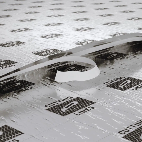 Sous-couche acoustique Arbiton Multiprotec Vinyl Click Acoustic pour sol PVC 2.2mm – 7m²