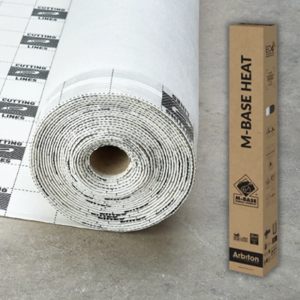 Sous-couche chauffage au sol Arbiton M-BASE Heat Eco pour parquet 1.5mm – 9m²