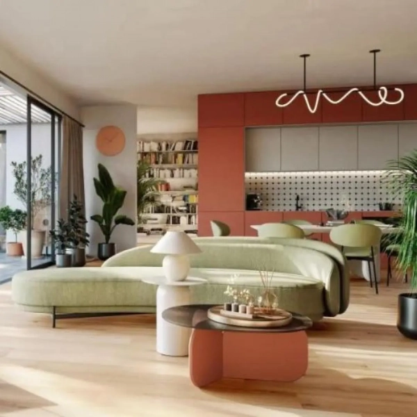 Lame PVC clipsable imitation bois Arbiton Woodric EIR - 22,9 x 122 cm - Chêne Cavaillon