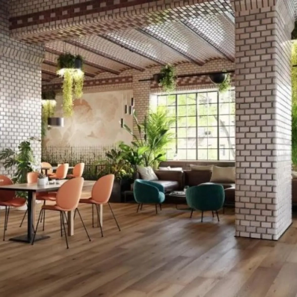 Lame PVC clipsable imitation bois Arbiton Woodric EIR - 22,9 x 122 cm - Chêne Dallas