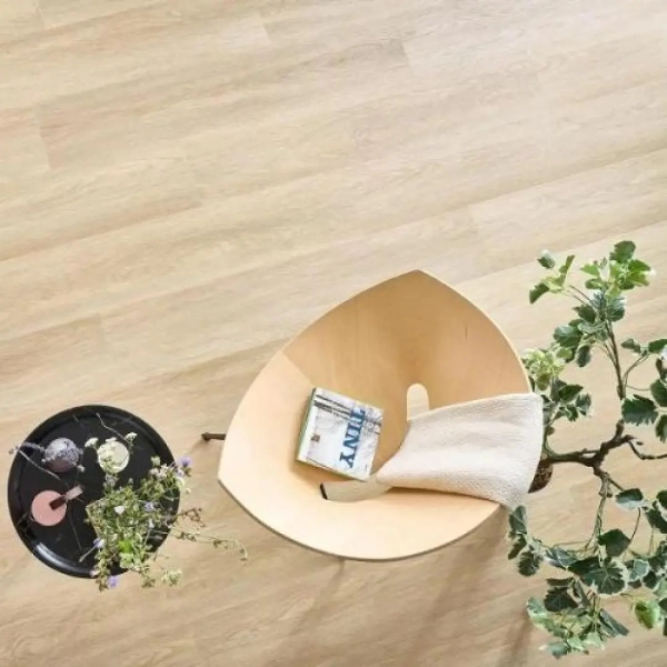 Lame PVC à coller effet chêne Arbiton Woodric Dryback - 22,9 x 122 cm - Chêne Rockford