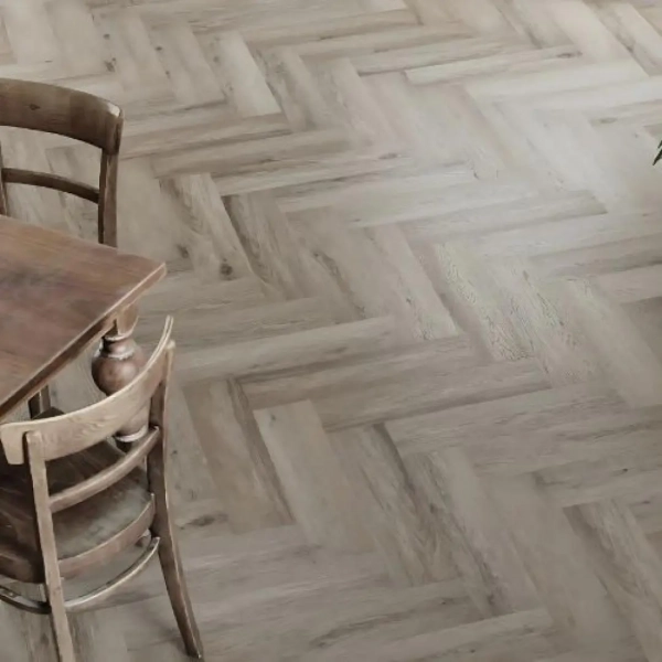 Lame PVC clipsable Bâton rompu - 14,8 x 59,2 cm - Chêne Écossais- Déstockage