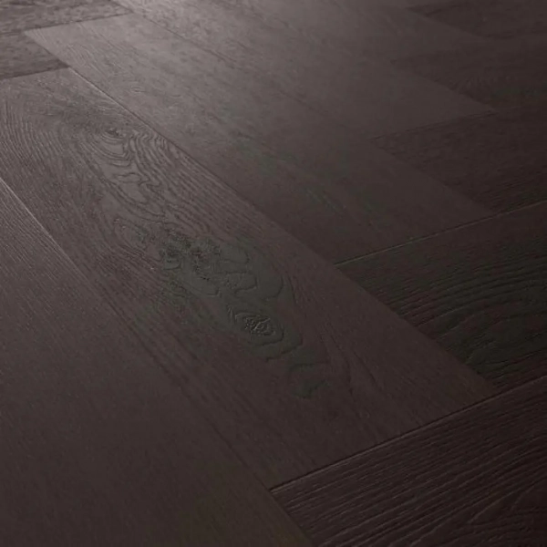 Lame PVC à coller Bâton rompu effet bois Arbiton Amaron Herringbone EIR Dryback - 14,8 x 59,2 cm - Chêne Empire