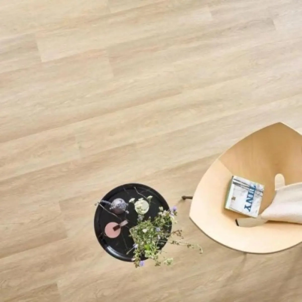 Lame PVC clipsable avec sous-couche intégrée Arbiton Woodric Acoustic - 22,9 x 122 cm - Chêne Rockford