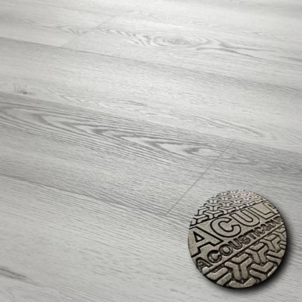 Lame PVC clipsable effet chêne Arbiton Woodric EIR Acoustic - 22,9 x 122 cm - Chêne Dayton - avec sous-couche intégrée