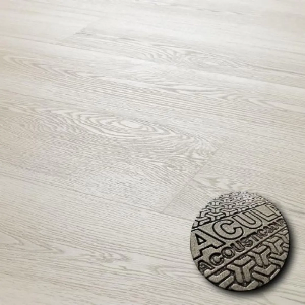 Lame PVC clipsable effet chêne Arbiton Woodric EIR Acoustic - 22,9 x 122 cm - Chêne Eldborg - avec sous-couche intégrée