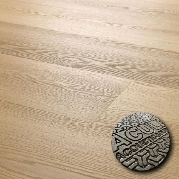 Lame PVC clipsable effet chêne Arbiton Woodric EIR Acoustic - 22,9 x 122 cm - Chêne Highlands - avec sous-couche intégrée