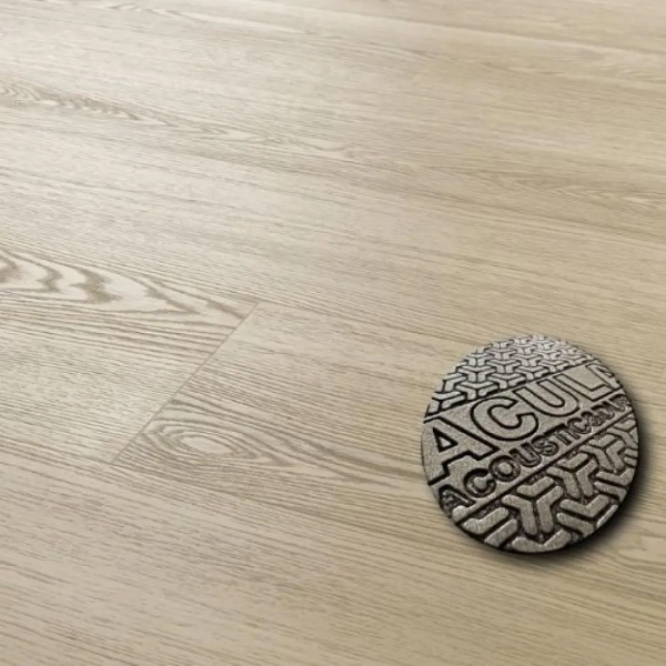 Lame PVC clipsable effet chêne Arbiton Woodric EIR Acoustic - 22,9 x 122 cm - Chêne Salerno - avec sous-couche intégrée