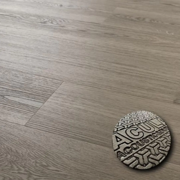 Lame PVC clipsable effet chêne Arbiton Woodric EIR Acoustic - 22,9 x 122 cm - Chêne Lincoln - avec sous-couche intégrée