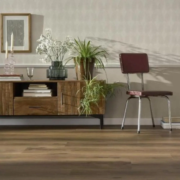 Lame PVC clipsable avec sous-couche intégrée Arbiton Amaron Wood Acoustic - 22,9 x 151,1 cm - Chêne Georgetown