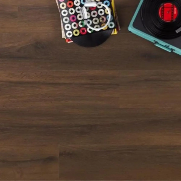 Lame PVC clipsable avec sous-couche intégrée Arbiton Amaron Wood Acoustic - 22,9 x 151,1 cm - Chêne Montana