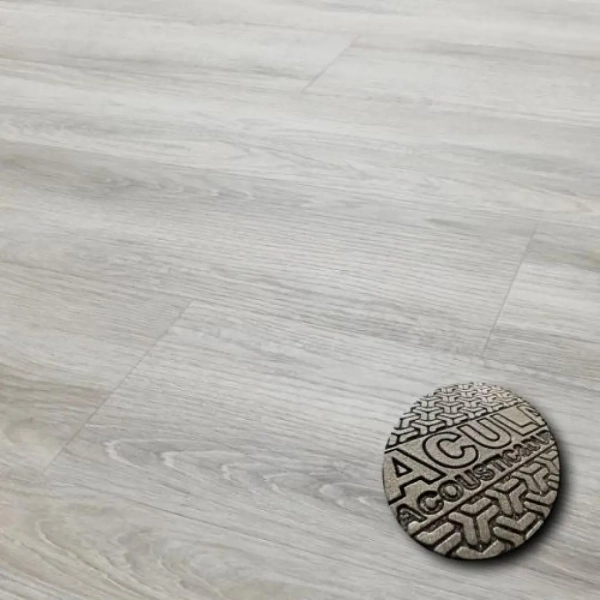 Lame PVC clipsable avec sous-couche intégrée Afirmax Legnar Acoustic - 22,9 x 122 cm - Chêne Freemont