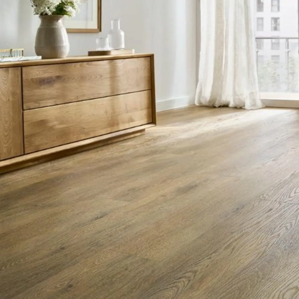 Lame PVC clipsable décor chêne naturel Afirmax BiClick - 18 x 122 cm - Chêne Majesty