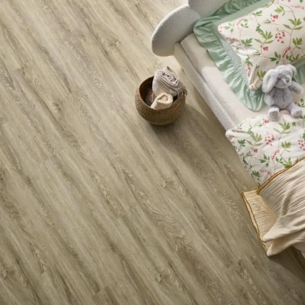 Lame PVC clipsable décor chêne gris Afirmax BiClick - 18 x 122 cm - Chêne Fort