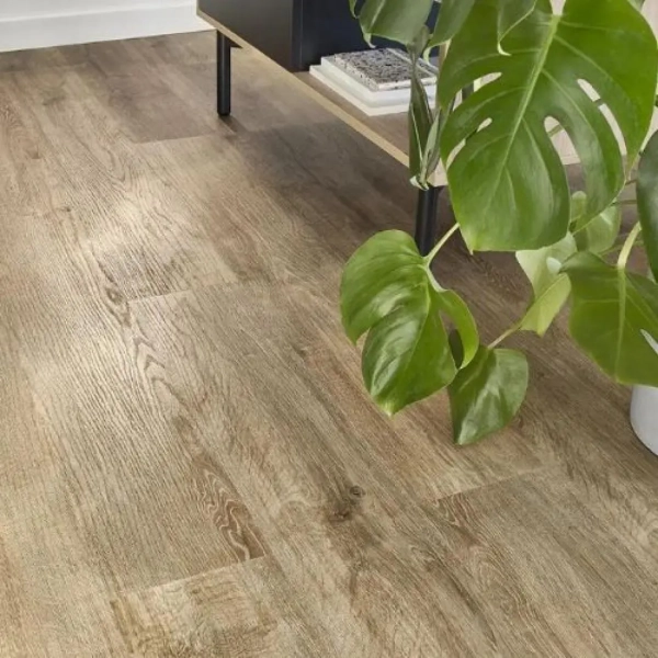 Lame PVC clipsable avec sous-couche intégrée Afirmax BiClick Acoustic - 18 x 122 cm - Chêne Cornwall