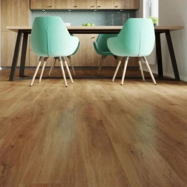 Lame PVC clipsable avec sous-couche intégrée Afirmax BiClick Acoustic - 18 x 122 cm - Chêne Jersey