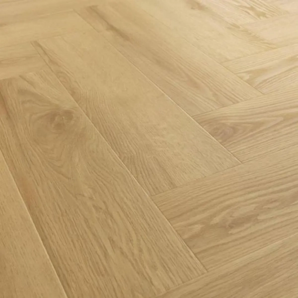 Lame PVC à coller Bâton rompu effet bois Arbiton Amaron Herringbone EIR Dryback - 14,8 x 59,2 cm - Chêne Virgin