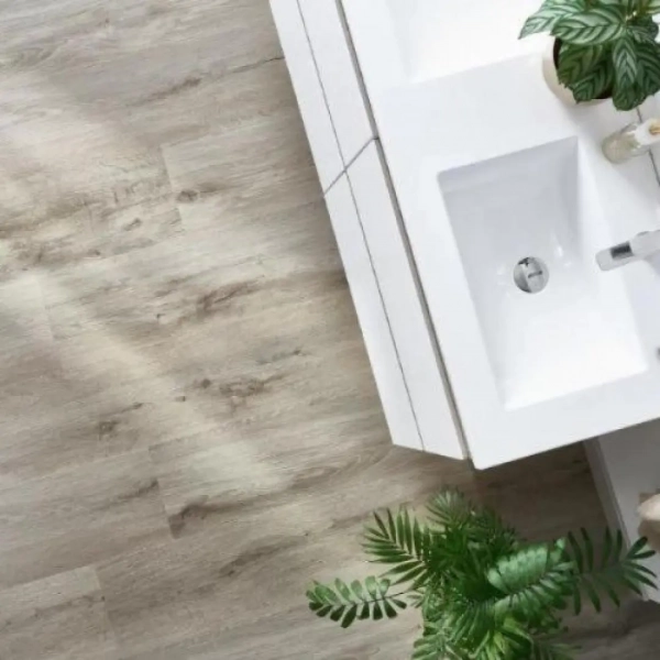 Lame PVC clipsable décor chêne naturel Afirmax Legnar - 22,9 x 122 cm - Chêne Pekkala