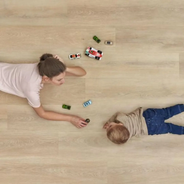 Lame PVC clipsable décor chêne naturel Afirmax Legnar - 22,9 x 122 cm - Chêne Avalon