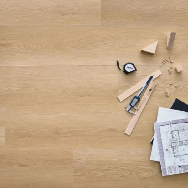 Lame PVC clipsable décor chêne naturel Afirmax Legnar - 22,9 x 122 cm - Chêne Hartford