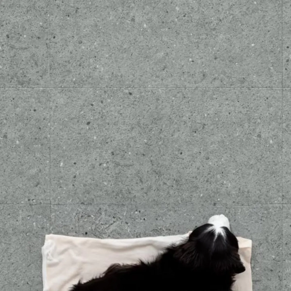 Dalle PVC clipsable avec sous-couche intégrée Arbiton Amaron Forma Acoustic - Aveiro Grey - 91,4 x 45,7 cm