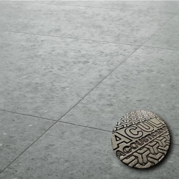 Dalle PVC clipsable avec sous-couche intégrée Arbiton Amaron Forma Acoustic - Aveiro Grey - 91,4 x 45,7 cm