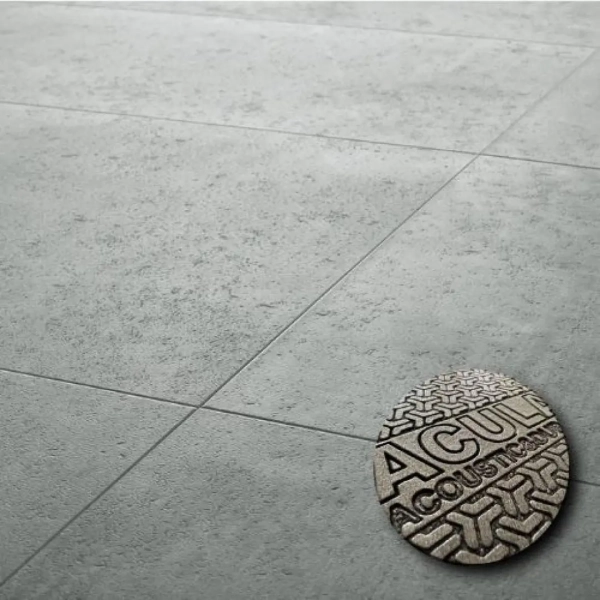 Dalle PVC clipsable avec sous-couche intégrée Arbiton Amaron Forma Acoustic - Amadora Grey - 91,4 x 45,7 cm